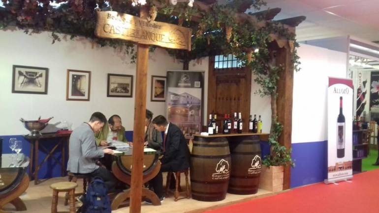 Bodegas Castiblanque en el Stand de Fenavin